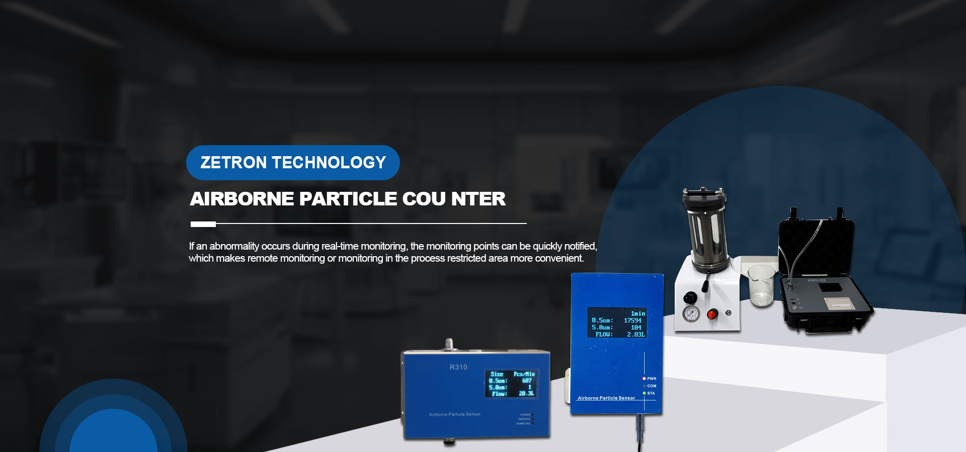 Fabrica de contoare de particule din China