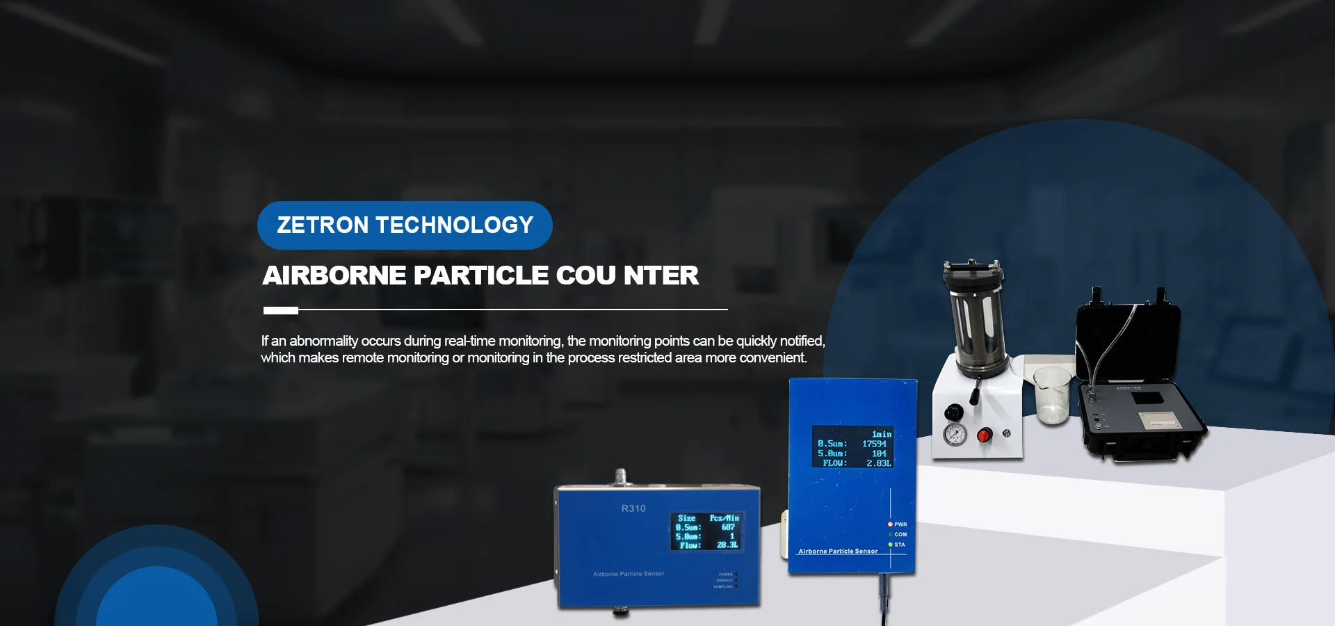 Fabrica de contoare de particule din China