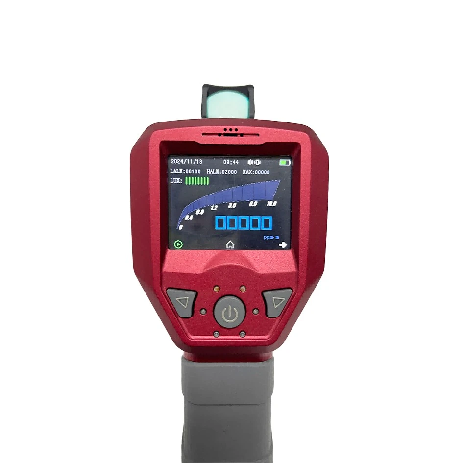 Detector de gaz metan cu laser