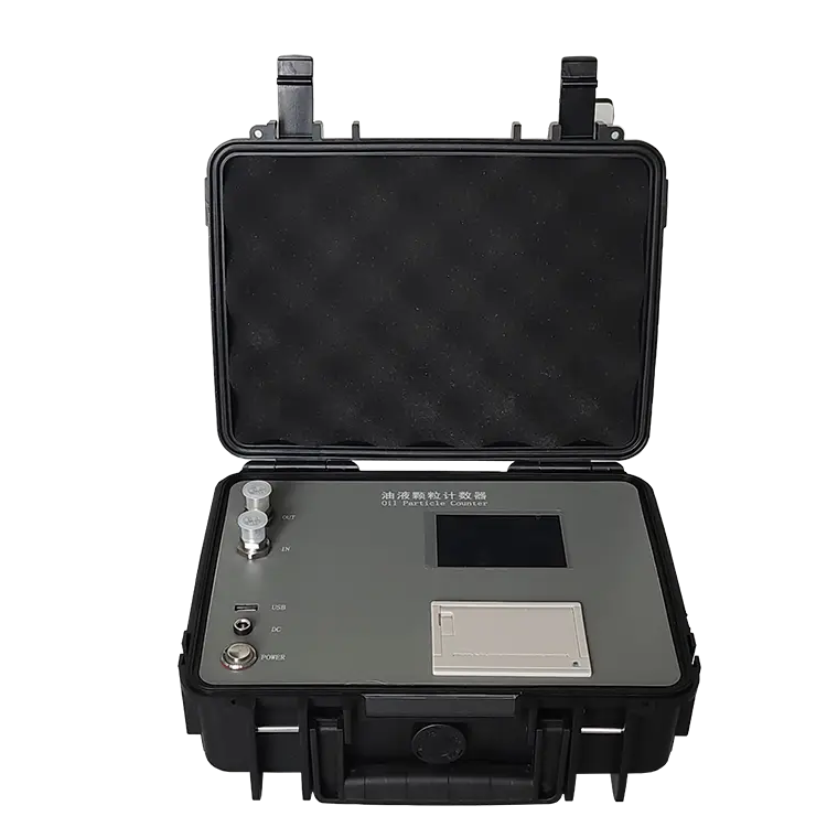 Monitor mobil pentru curățenia uleiului