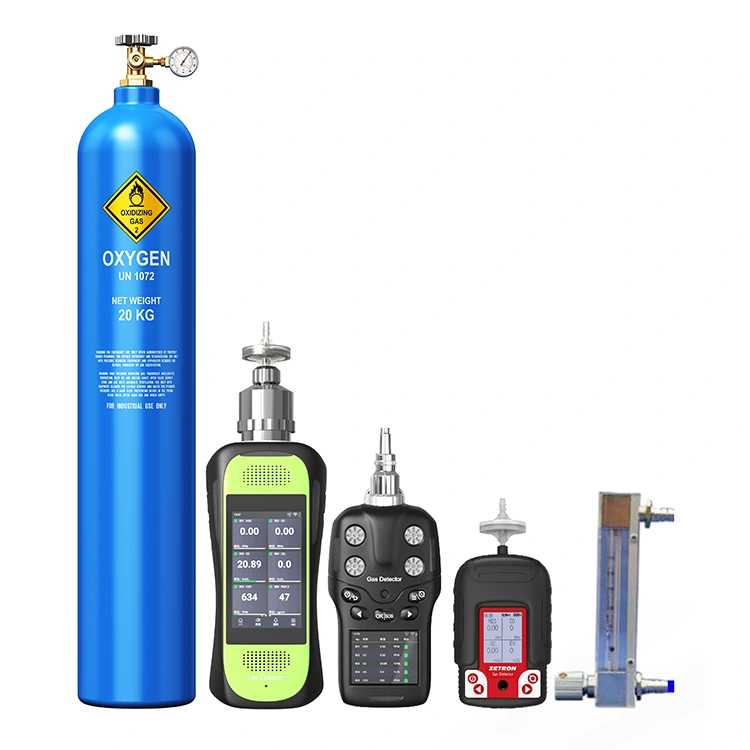 Kit de testare cu detector de gaz portabil pentru verificarea răspunsului senzorului